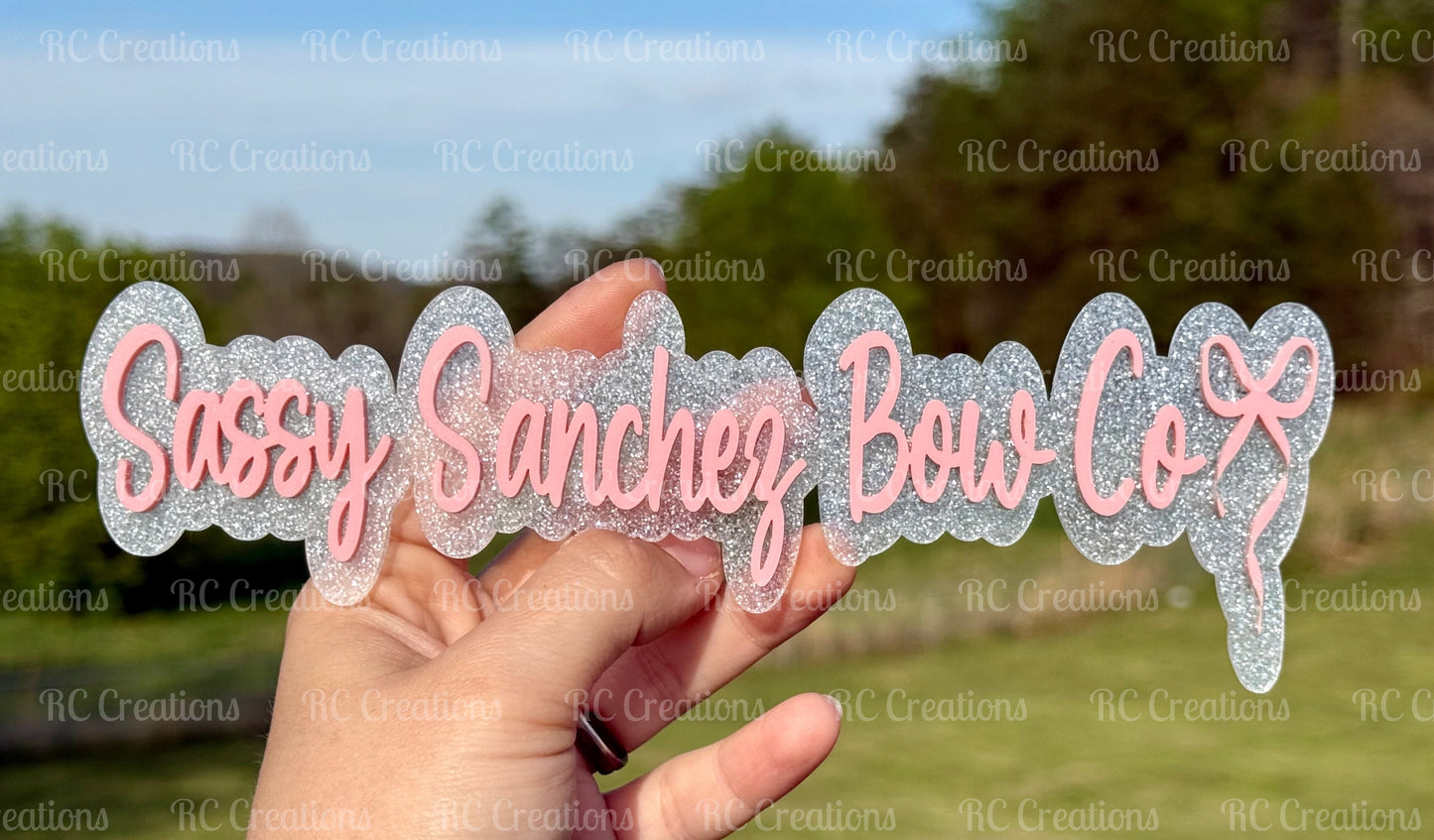 Acrylic Watermark Sign
