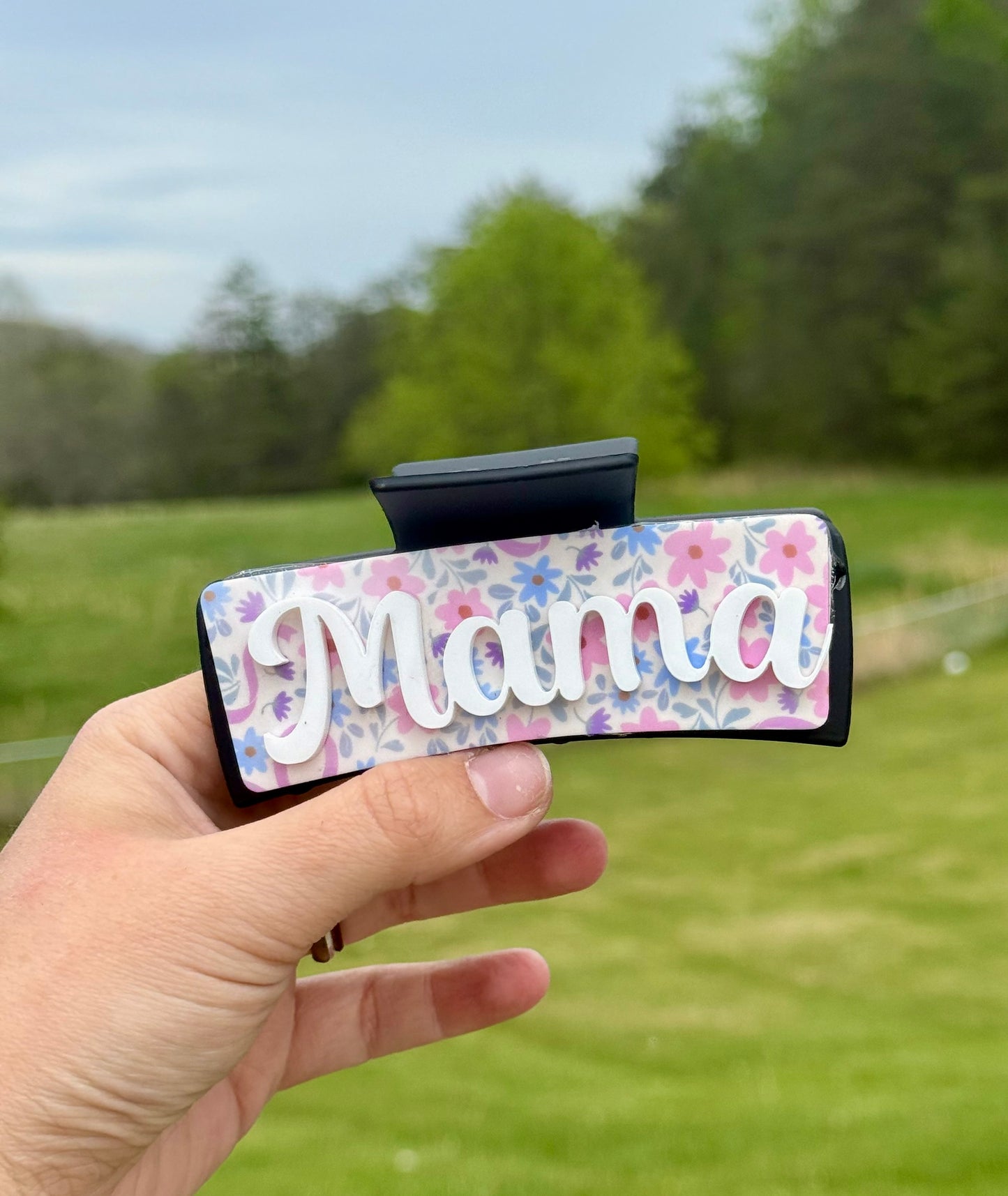 Floral Claw Clip | Mommy & Mini Option