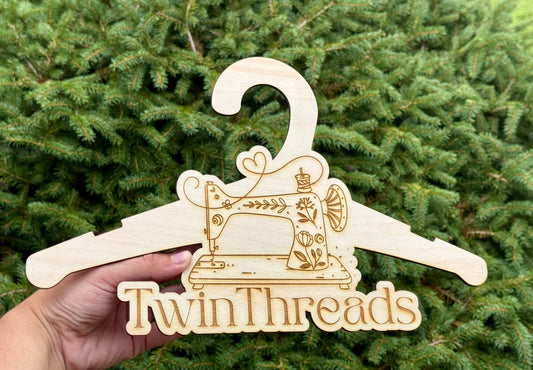 Custom Engraved Wood Hanger