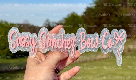 Acrylic Watermark Sign