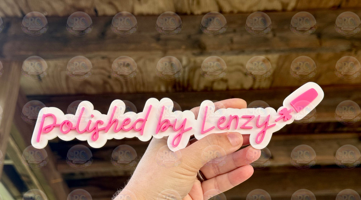 Acrylic Watermark Sign