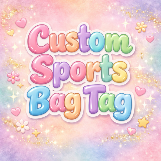 Custom Sport Number Bag Tag