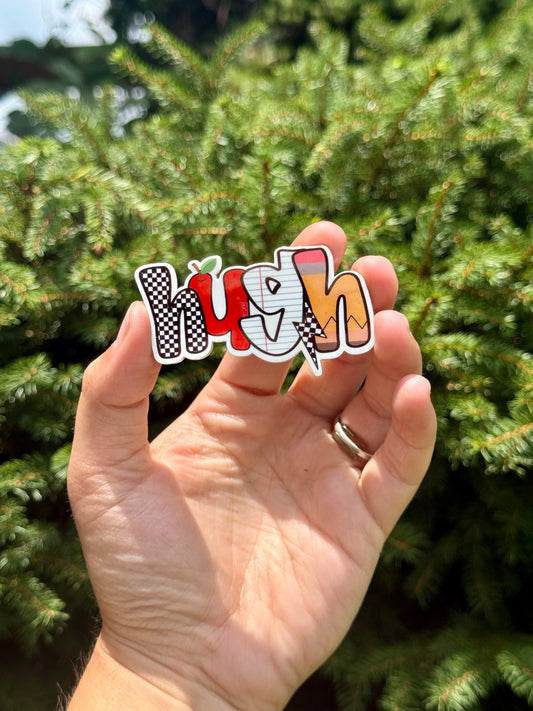 Personalized School Hat/Bag Pin